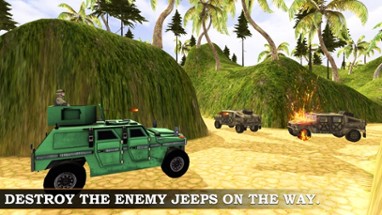 Army War jeep simulator &amp; Shooting Battle Sim Image