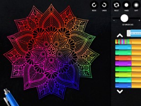 Colouring Book &amp; Mandala Image