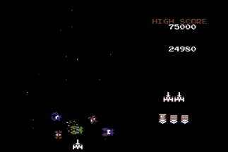 Galaga C64 Image