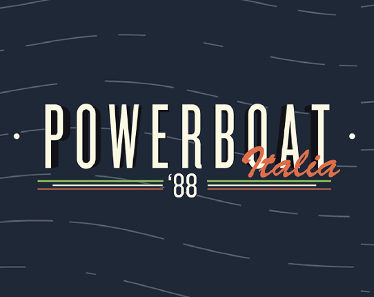 POWERBOAT Italia '88 Game Cover