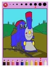 Train Coloring Game for Kids - Kids Learning Game Image