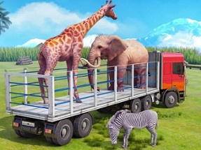 Truck Driving Animal Transport Image