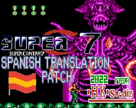 Super Contra 7 (超级战魂) (Unl) (ES) Spanish Translation Patch (FAMICOM) Game Cover