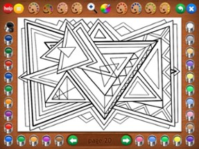 Geometric Designs Coloring Image