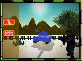 Tank Shooter at Military Warzone Simulator Game Image