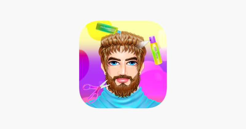 Daddy Fashion Beard Salon Game Cover