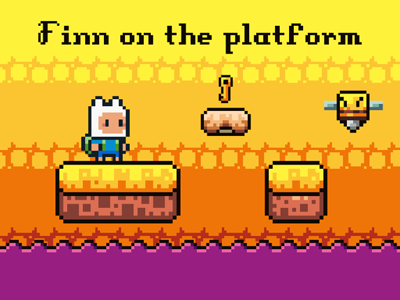 Finn on the platform Game Cover