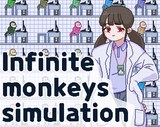 Infinite monkeys simulation Game Cover