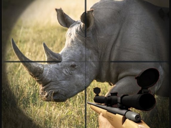 Rhino Hunter Shooting Strike Game Cover