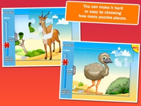 Animal Jigsaw Puzzle: Cartoon Puzzles for Kids Image