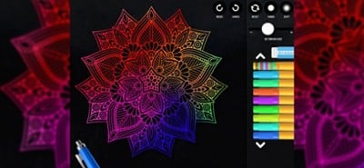 Colouring Book &amp; Mandala Image