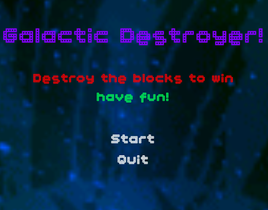 Galactic Destroyer Game Cover