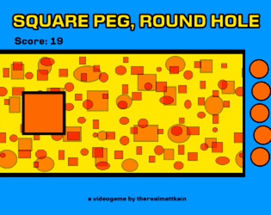 Square Peg, Round Hole Game Cover