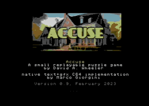 Accuse [C64] Image