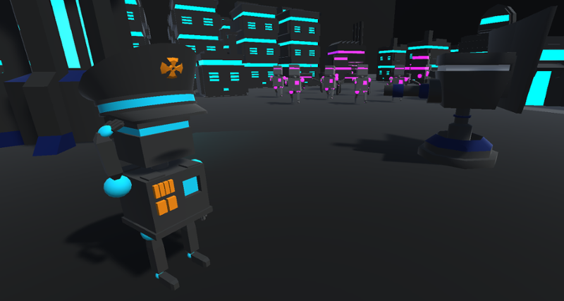 Neon Robot : Tower Defense Game Cover