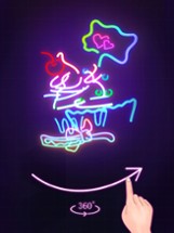 Neon Glow - 3D Color Puzzle Image
