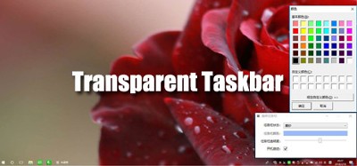 Transparent Taskbar Image