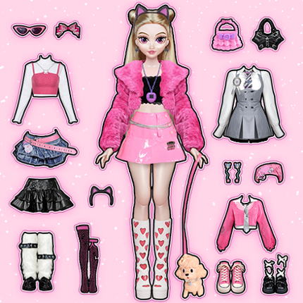 Doll Makeover: dress up games Game Cover