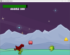 One Button Controlled - Dino Run - Accessible Game Image