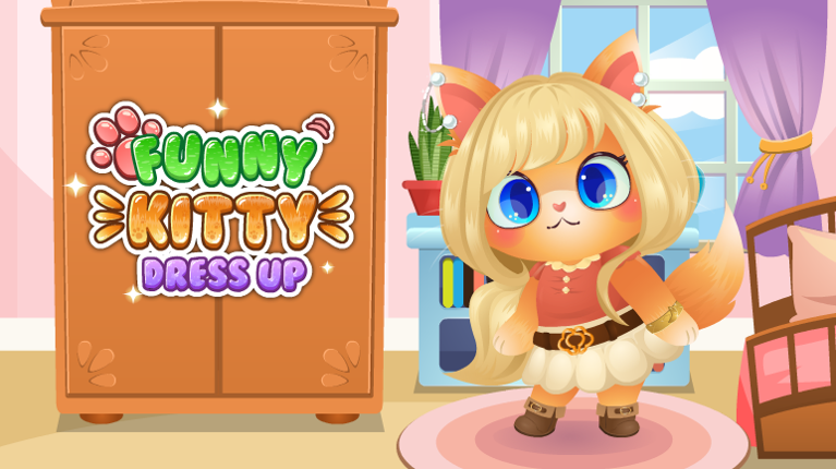 Funny Kitty Dress Up Game Cover