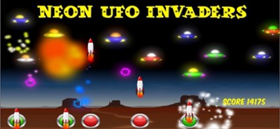 Neon UFO Invaders Pro Image