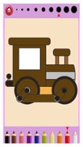 Train Coloring Game for Kids - Kids Learning Game Image