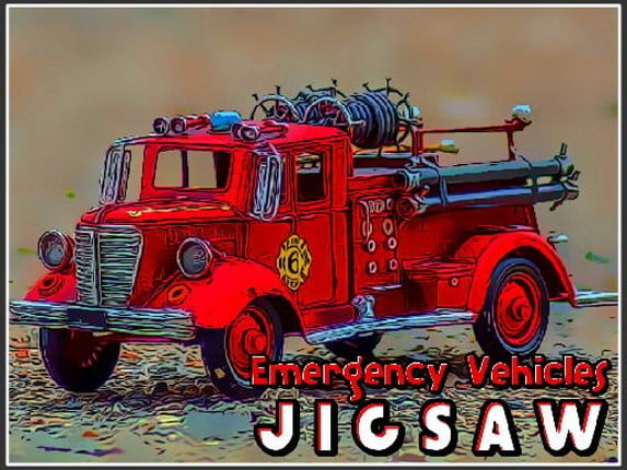 Emergency Vehicles Jigsaw Game Cover