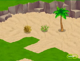 An oasis. Nature objects for your game Image