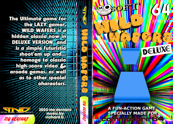 Wild Wafers Deluxe (C64) Commodore 64 Game Cover