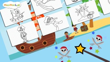 Pirate Games for Kids - Puzzles and Activities Image