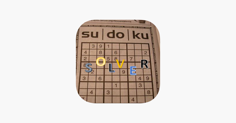 Soduku Solver Solution Game Cover