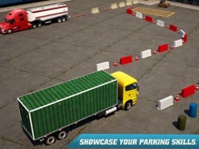 Trucker Parking 3D Image