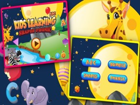 Kids Learning ABC Shapes And Phonice Image