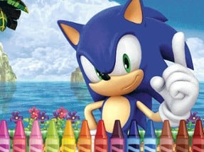 Sonic Coloring Image