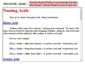 Chemistry Arcade - Acids & Bases Image
