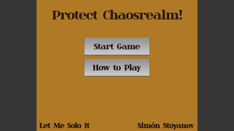 Protect Chaosrealm! Game Cover