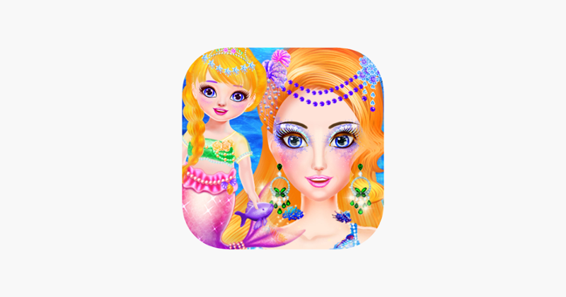 Mermaid Mom And Newborn Makeup Game Cover