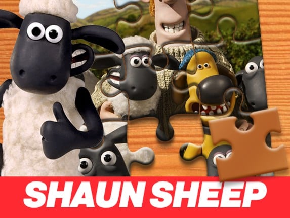 Shaun the Sheep Jigsaw Puzzle Game Cover