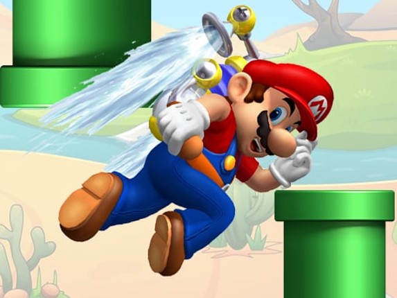 Super Flappy Mario Game Cover
