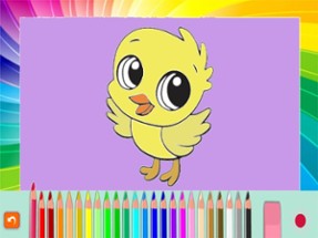 Baby Animal Cartoon Coloring book for kids Image