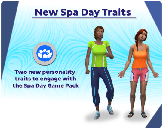 New Spa Day Traits Game Cover