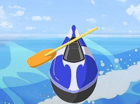 Rowing boat 3d Image