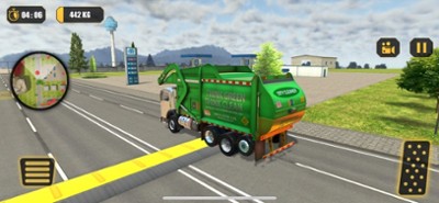 Trash Dump Truck Driver Image