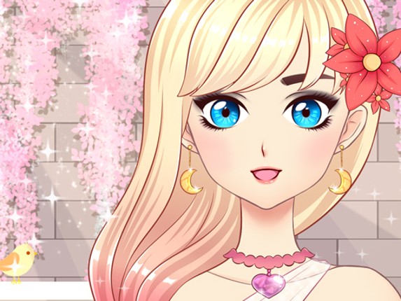 Anime Girls Fashion Makeup Game for Girl Game Cover