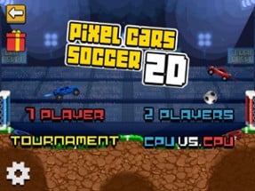 Pixel Cars. Soccer Image