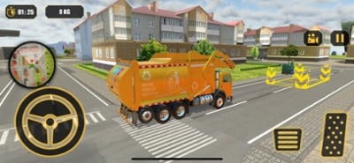 Trash Dump Truck Driver Image