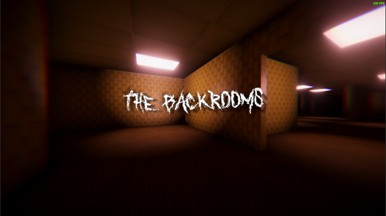 Welcome To The Backrooms Game Cover