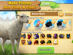 Farm Animal Family Online - Multiplayer Simulator Image