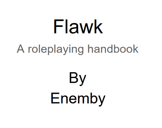 Flawk RPG Game Cover