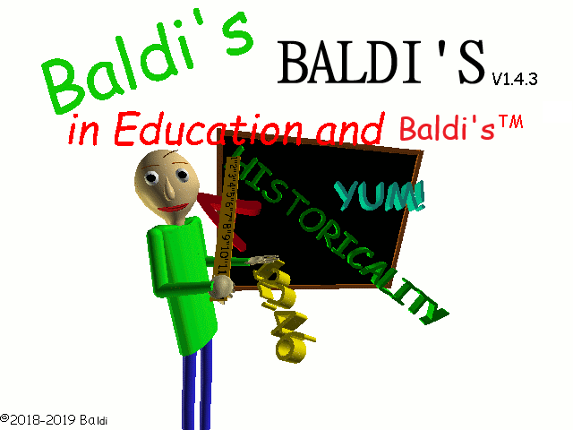 Baldi's Baldi's in Education and Baldies Game Cover